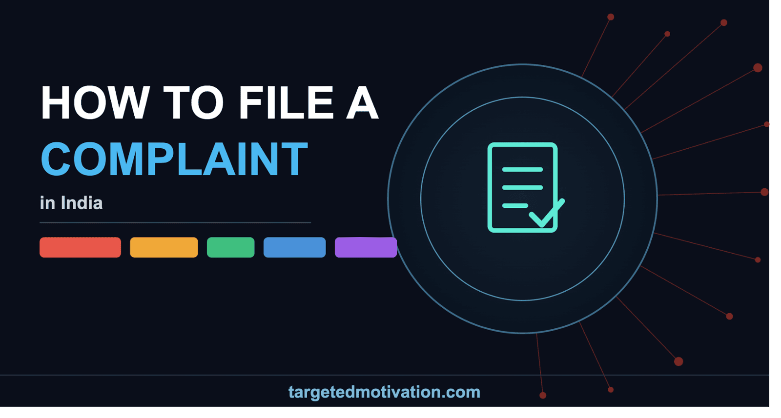 How to file a complaint in India